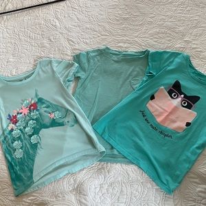 3 shirts size 8